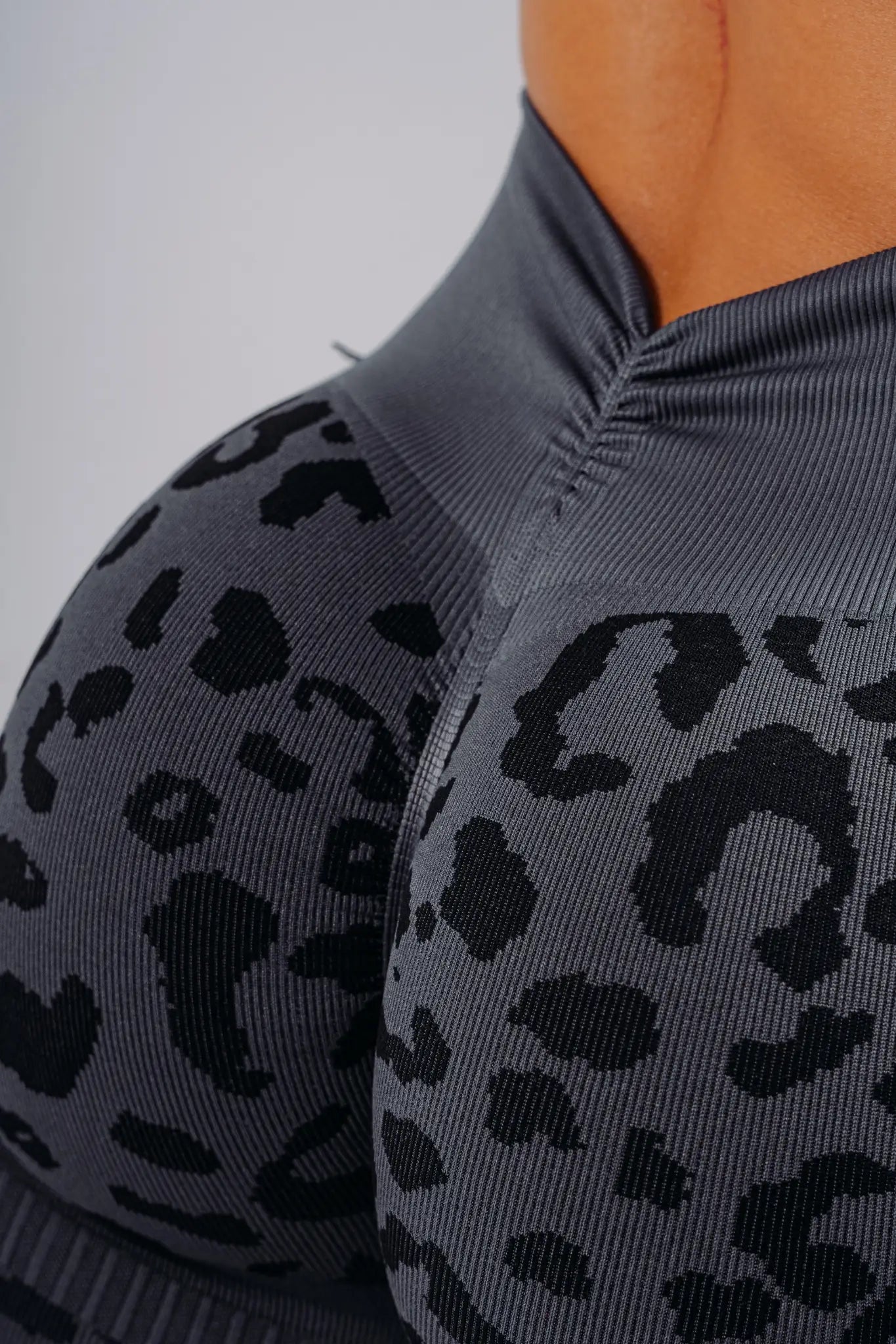 NEBBIA 856 Black Leopard Push-Up Compression Leopard Shorts | PRIMAL