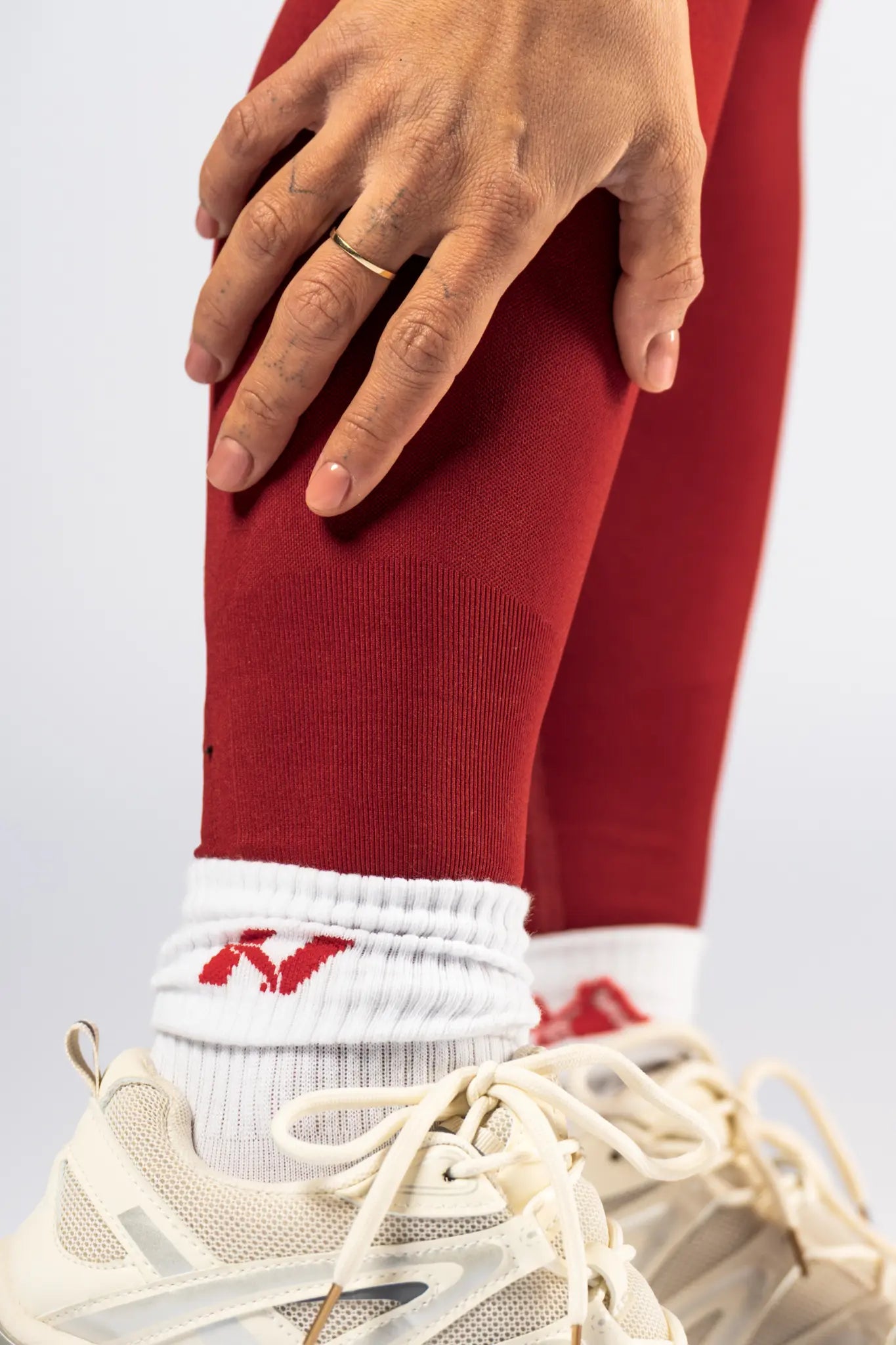 Nebbia Power 888 High-Waist Push-Up Leggings - Red