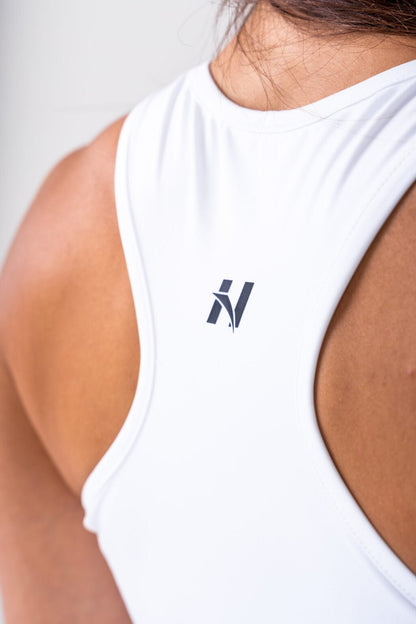 2 - IN - 1 SPORTY DRESS GYM CHIC 398 white - AlisiiaKholli