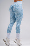 Push-Up Leggings – Blue Leopard NEBBIA 849 | PRIMAL