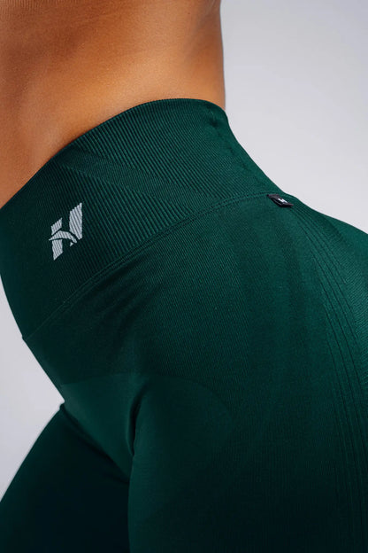 NEBBIA 850 Dark Green High-Waist Extra Push-Up Leggings | PRIMAL