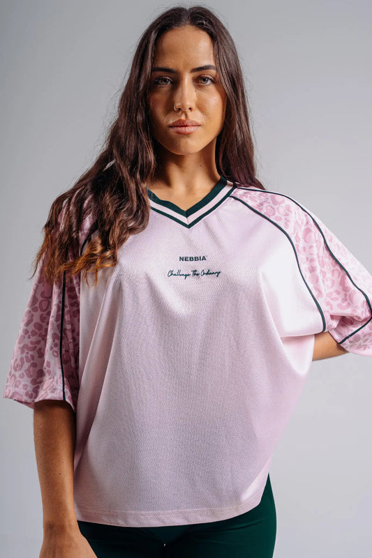 NEBBIA 862 Pink Leopard Oversized T-Shirt '97 | PRIMAL