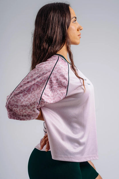 NEBBIA 862 Pink Leopard Oversized T-Shirt '97 | PRIMAL