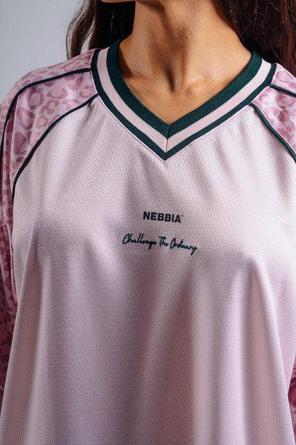 NEBBIA 862 Pink Leopard Oversized T-Shirt '97 | PRIMAL