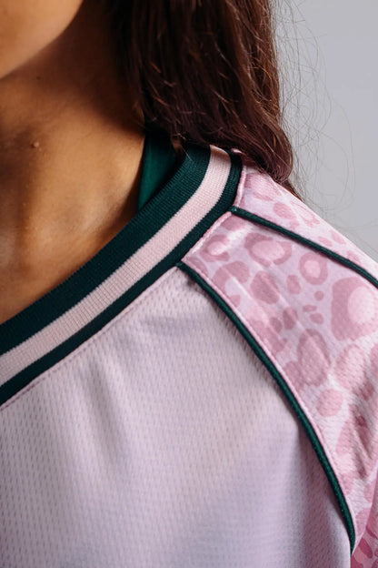 NEBBIA 862 Pink Leopard Oversized T-Shirt '97 | PRIMAL