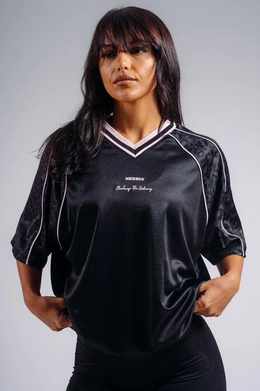 NEBBIA 862 Black Leopard Oversized T-Shirt '97 | PRIMAL