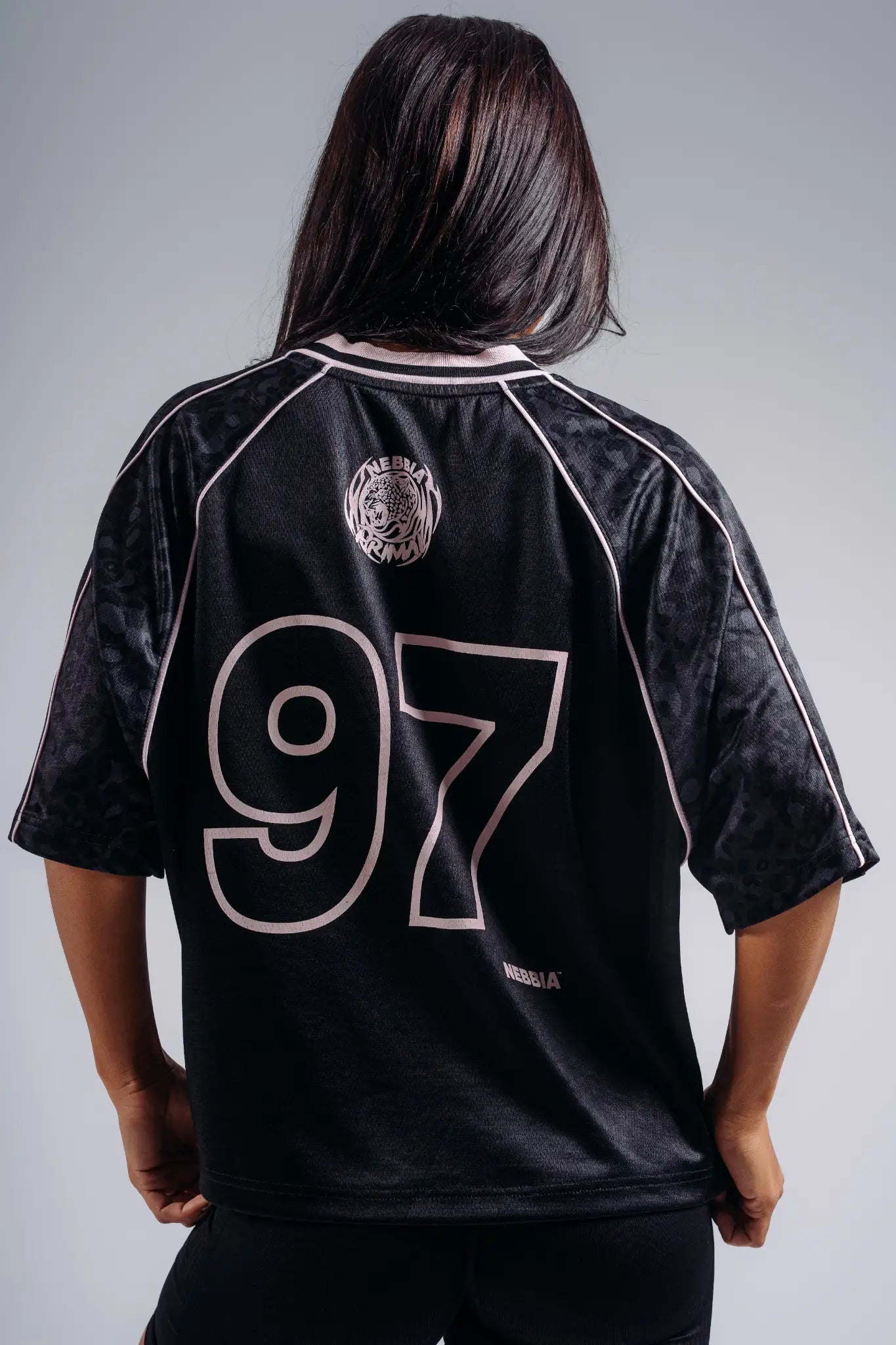 NEBBIA 862 Black Leopard Oversized T-Shirt '97 | PRIMAL