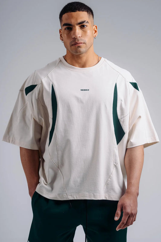 NEBBIA 871 Cloud Dancer Oversized Pump Cover T-Shirt | PRIMAL