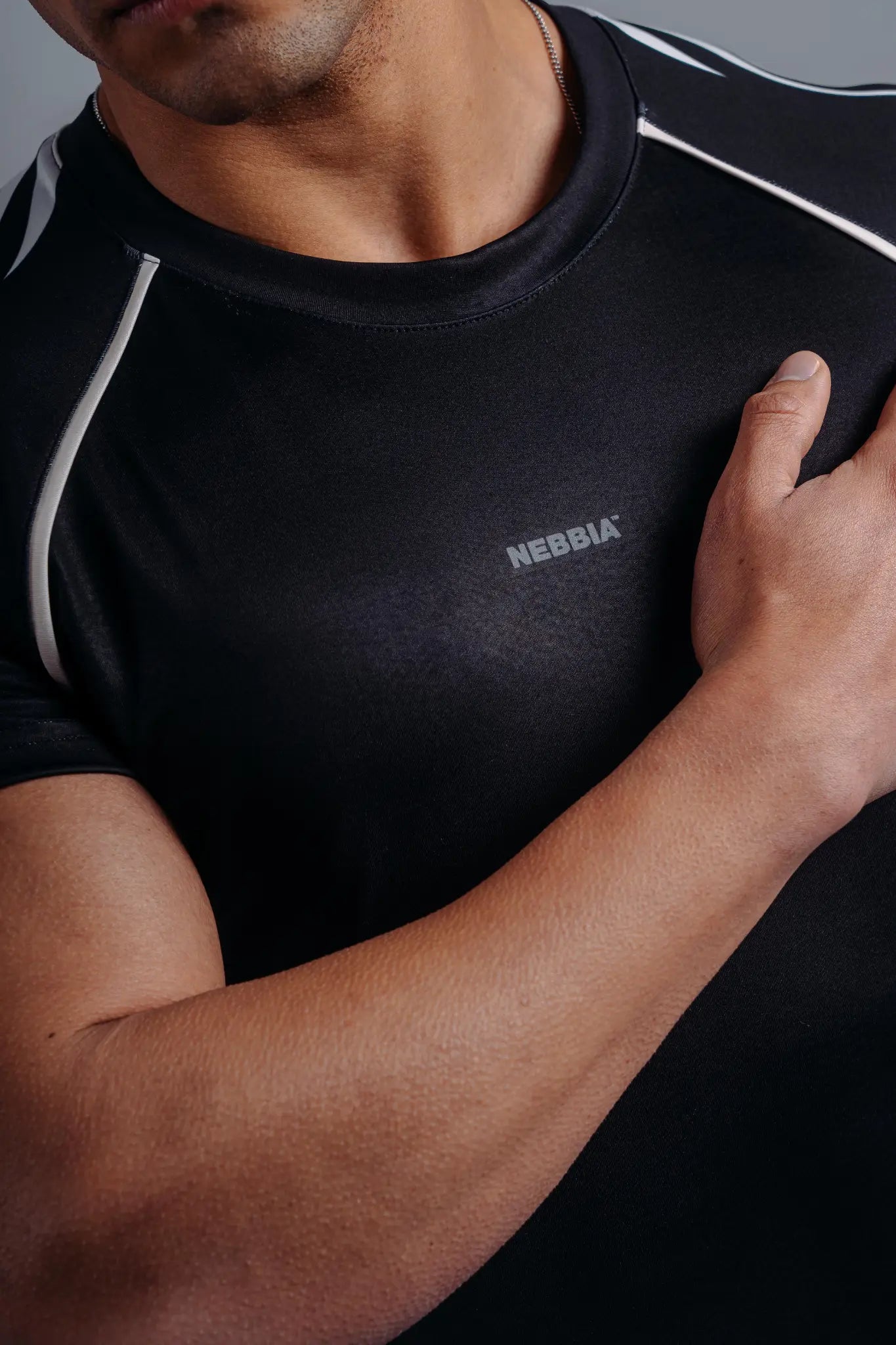 NEBBIA 872 Black Functional T-Shirt | PRIMAL
