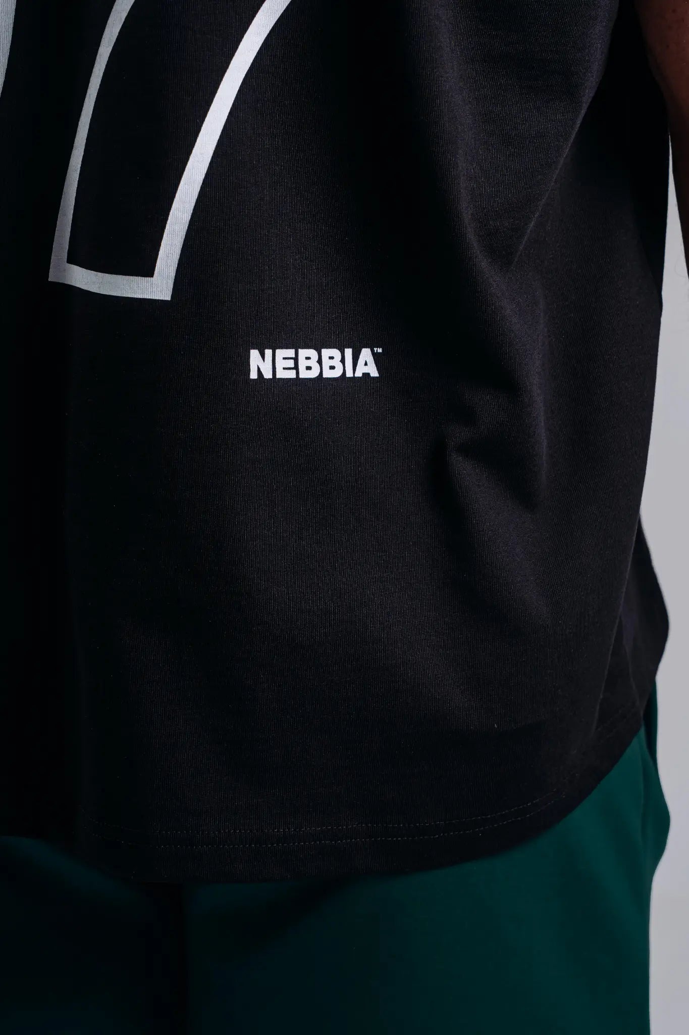 NEBBIA 873 Black Oversized Tank Top '97 | PRIMAL