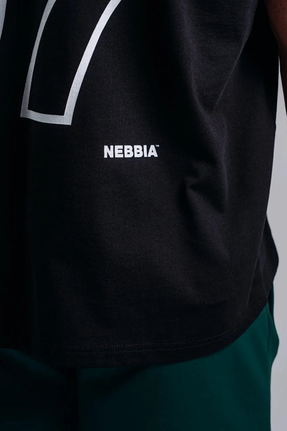 NEBBIA 873 Black Oversized Tank Top '97 | PRIMAL