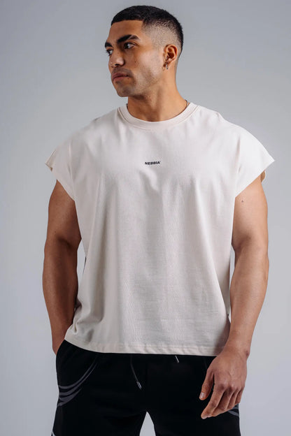 NEBBIA 873 Cloud Dancer Oversized Tank Top '97 | PRIMAL