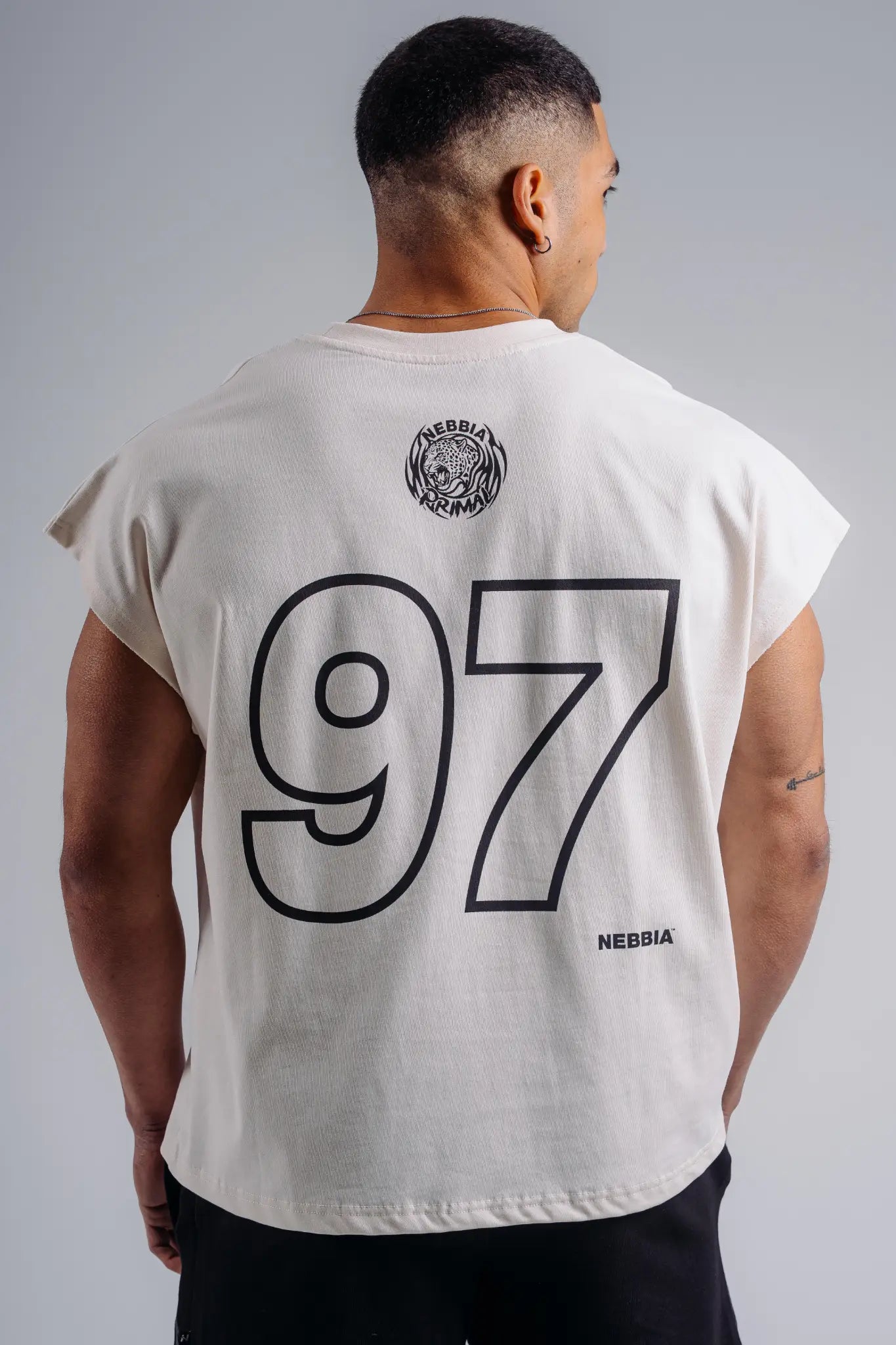 NEBBIA 873 Cloud Dancer Oversized Tank Top '97 | PRIMAL