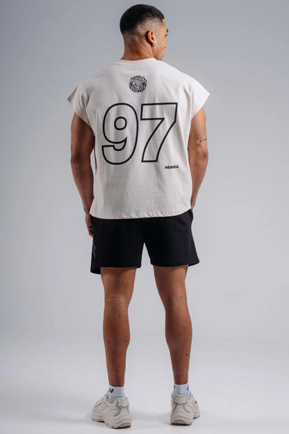 NEBBIA 873 Cloud Dancer Oversized Tank Top '97 | PRIMAL