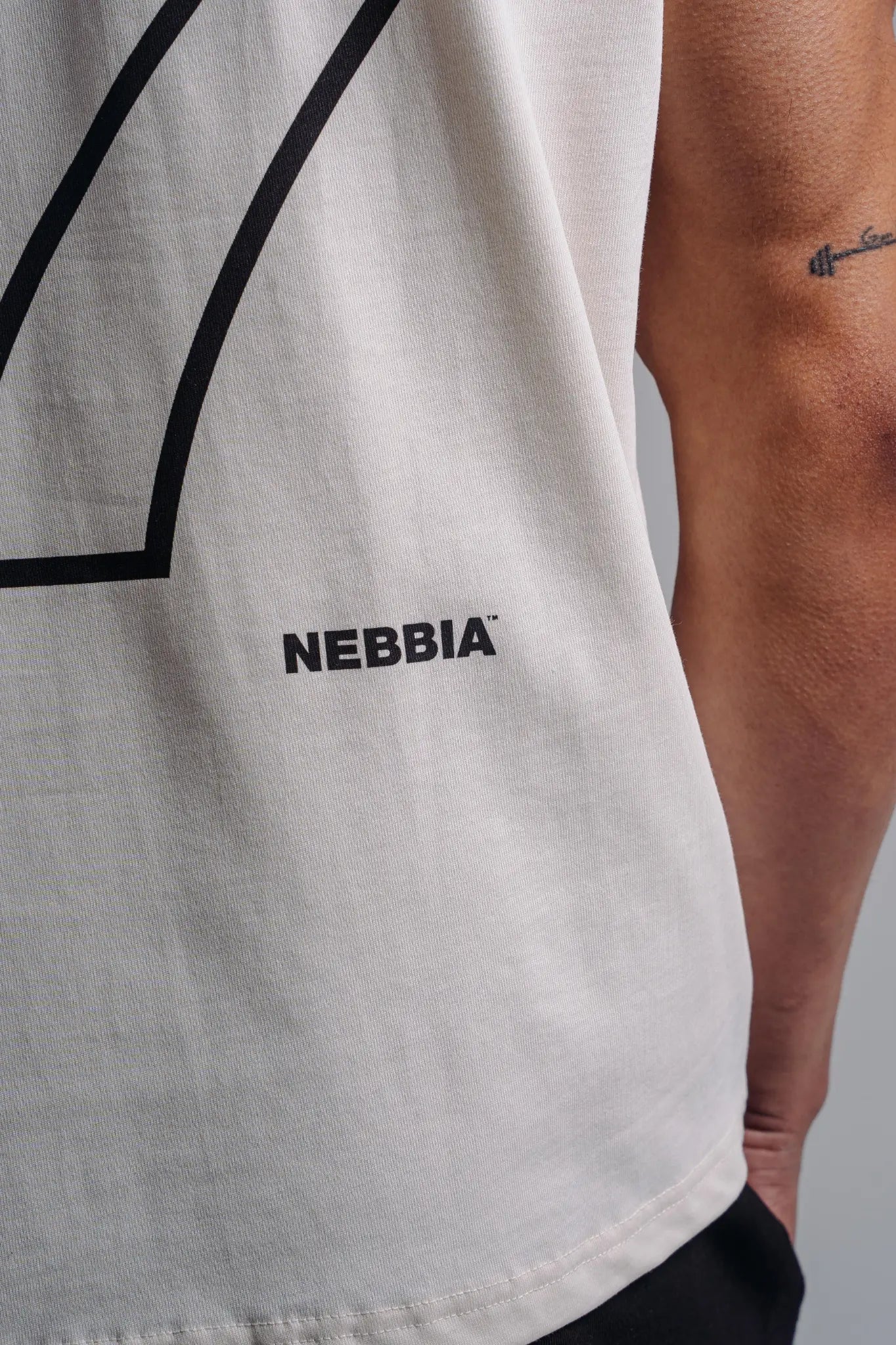 NEBBIA 873 Cloud Dancer Oversized Tank Top '97 | PRIMAL