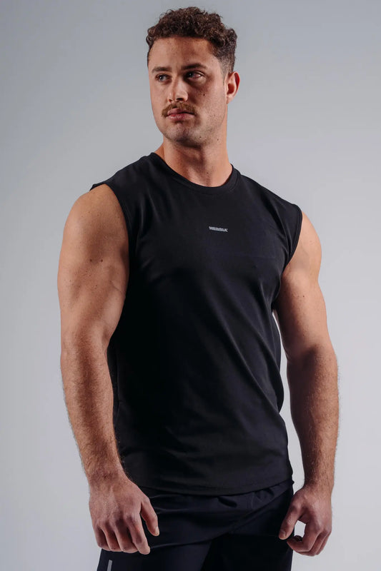 NEBBIA 874 Black Functional Tank Top | PRIMAL