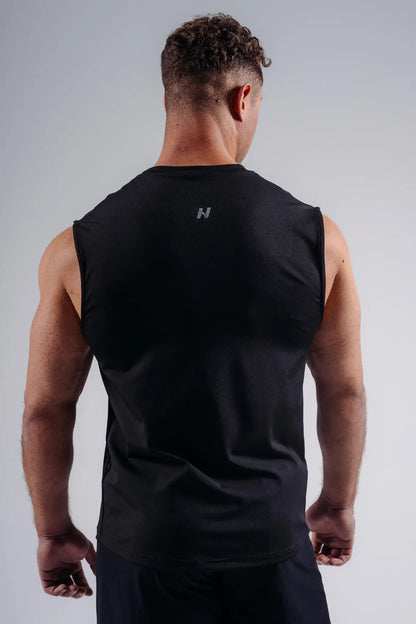 NEBBIA 874 Black Functional Tank Top | PRIMAL