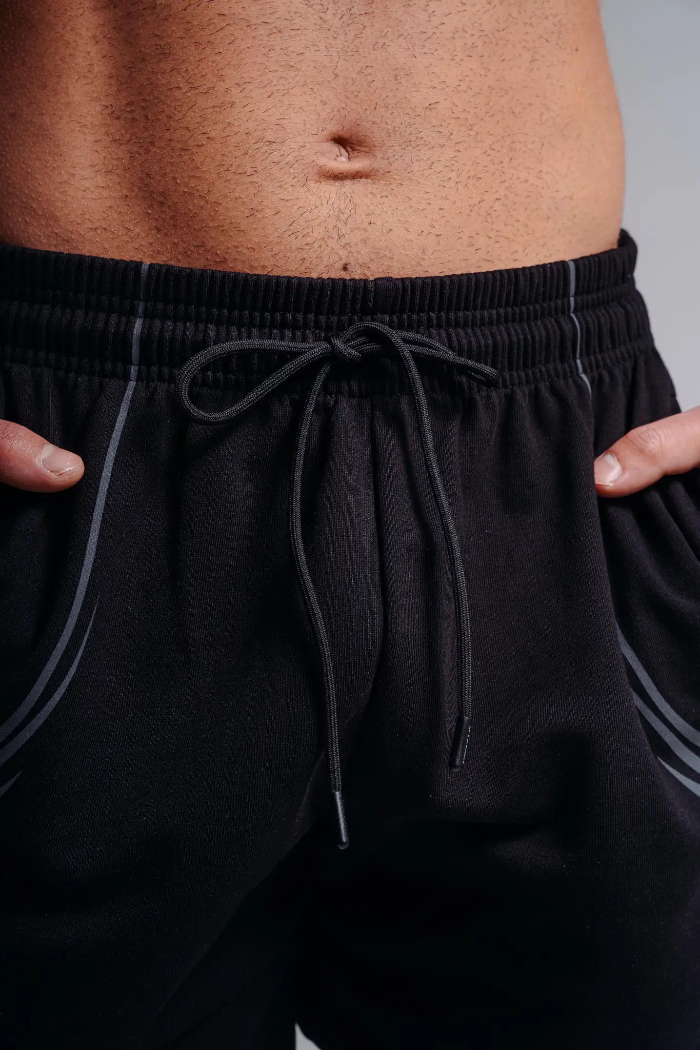 NEBBIA 876 Black Oversized Training Shorts | PRIMAL