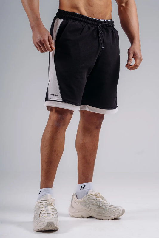 NEBBIA 877 Black Training Shorts | PRIMAL