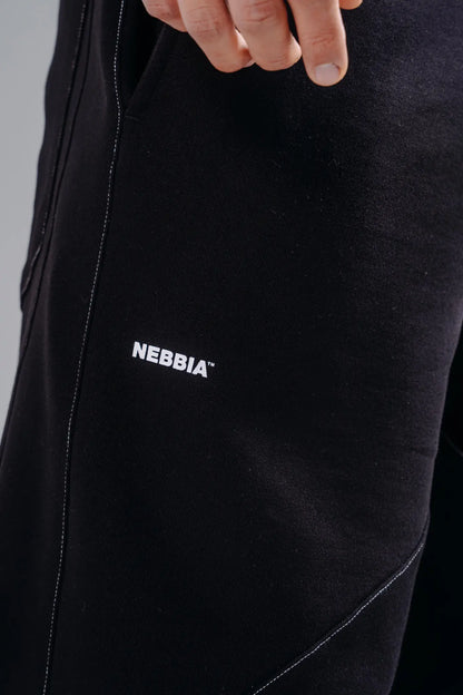 NEBBIA 879 Black Baggy Sweatpants | PRIMAL