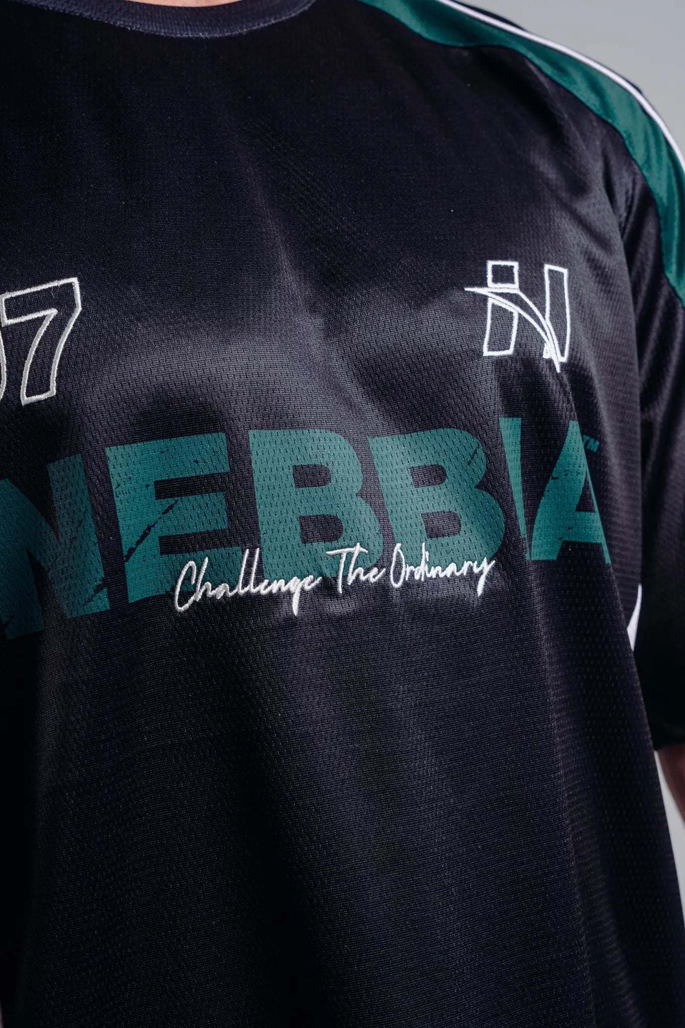 NEBBIA 885 Black Oversized Jersey T-Shirt '97 | PRIMAL