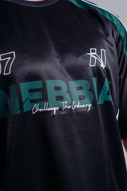 NEBBIA 885 Black Oversized Jersey T-Shirt '97 | PRIMAL