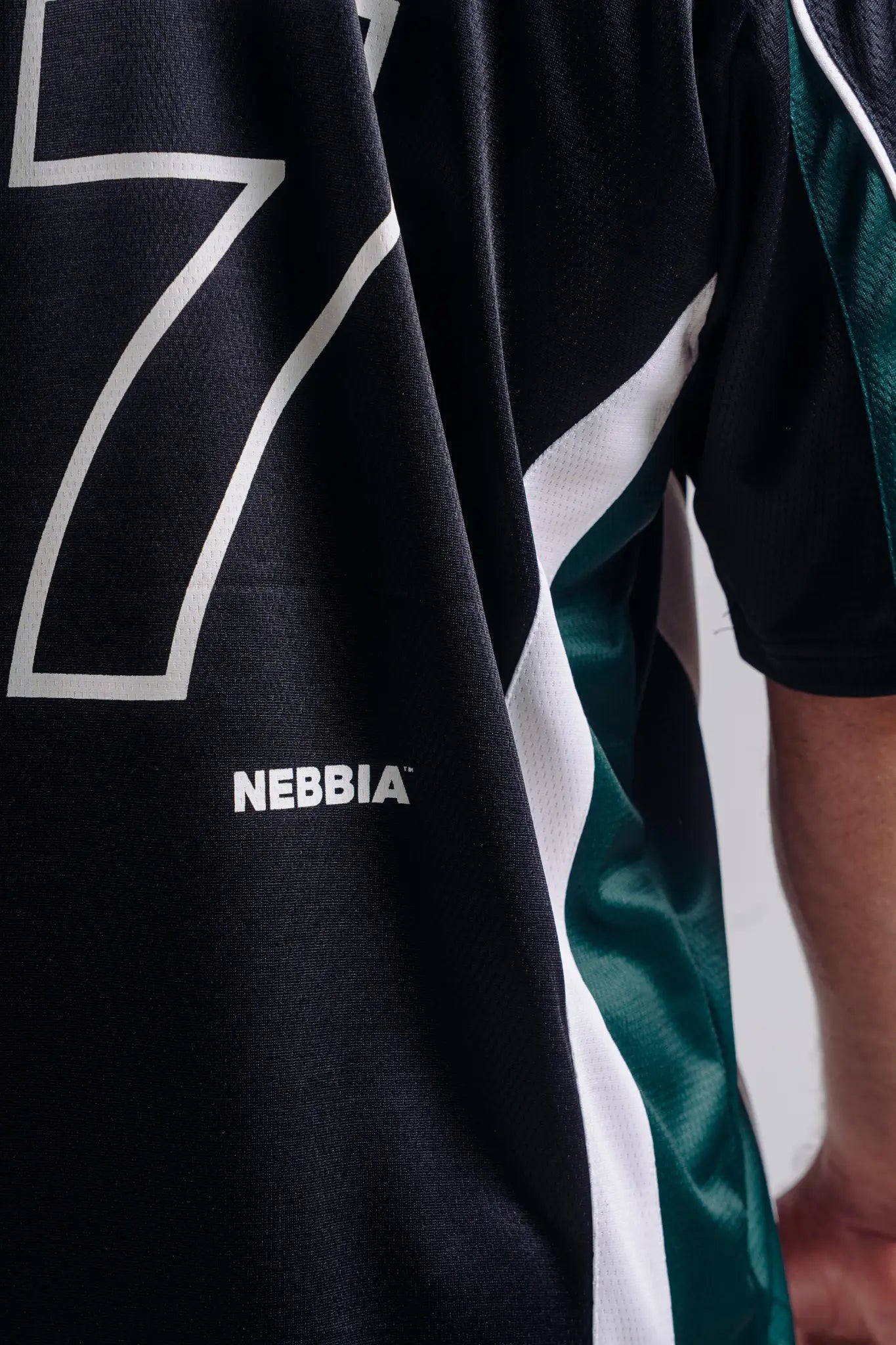NEBBIA 885 Black Oversized Jersey T-Shirt '97 | PRIMAL