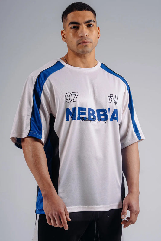 NEBBIA 885 Cream Oversized Jersey T-Shirt '97 | PRIMAL