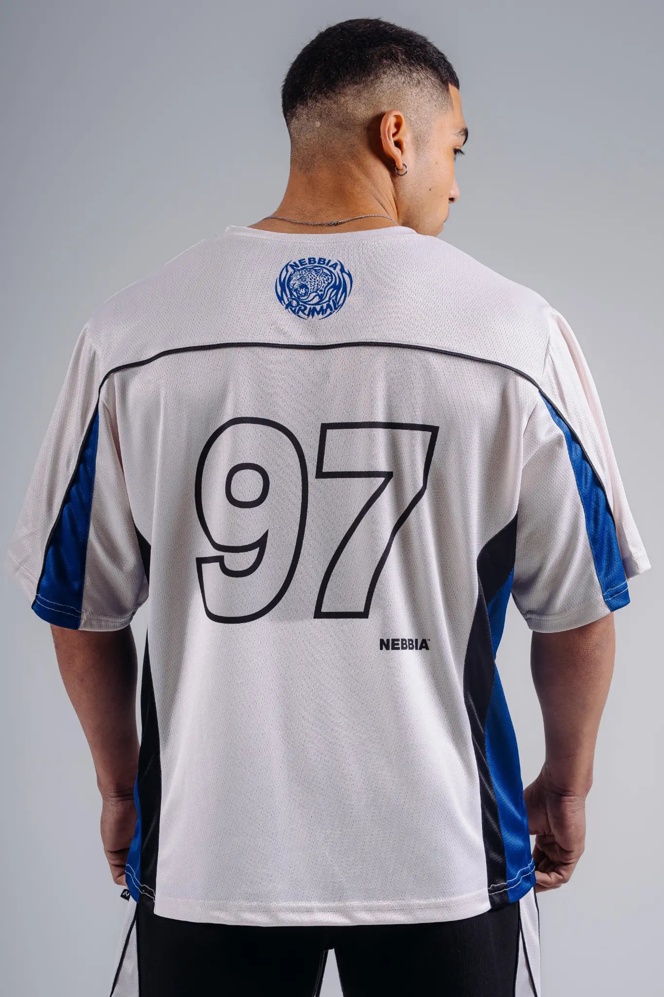 NEBBIA 885 Cream Oversized Jersey T-Shirt '97 | PRIMAL