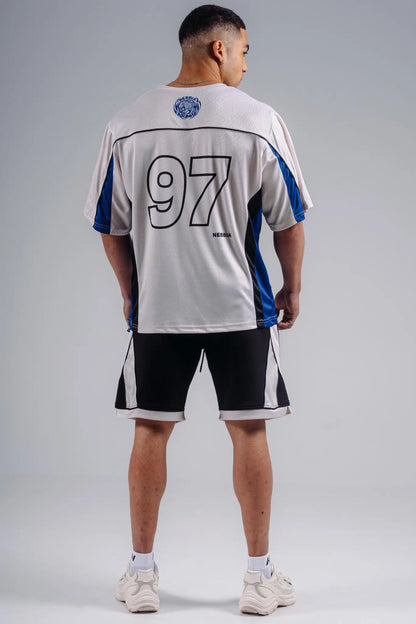 NEBBIA 885 Cream Oversized Jersey T-Shirt '97 | PRIMAL