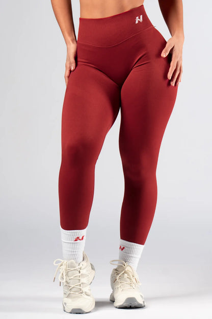 Nebbia Power 888 High-Waist Push-Up Leggings - Red
