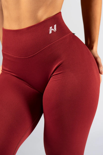 Nebbia Power 888 High-Waist Push-Up Leggings - Red