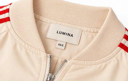 LUMINA cream cropped jacket label – XS/S size