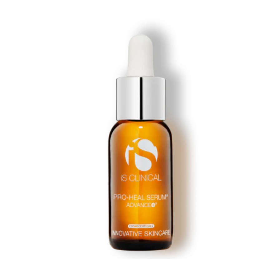 Restorative, super antioxidant, reparative

Pro-Heal Serum Advance+ features our scientifically advanced L-Ascorbic Acid (Vitamin C), combined with a superior form of Olive Leaf Extract and pure Vitamins E and A. This powerful formulation significantly increases antioxidant protection while helping improve the appearance of compromised, blemish-prone, and aging skin.

