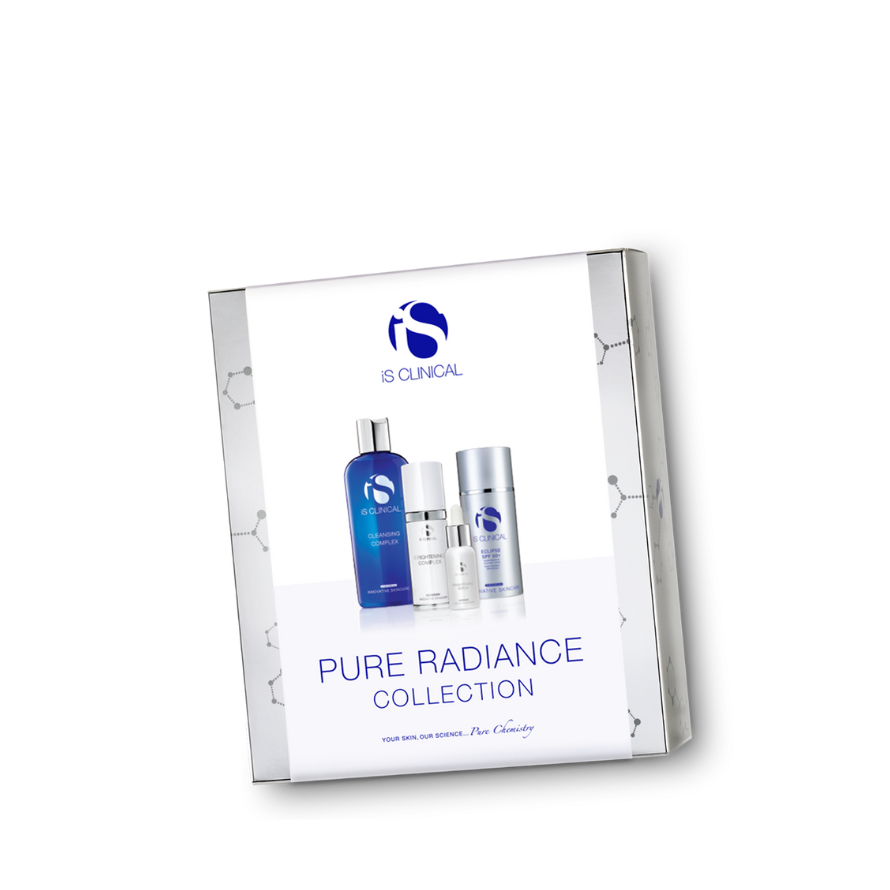 PURE RADIANCE COLLECTION 

Minimize the appearance of dark spots, blotchiness, and dullness with the Pure Radiance Collection. This mix will gently exfoliate while promoting the optimal look of healthy skin.