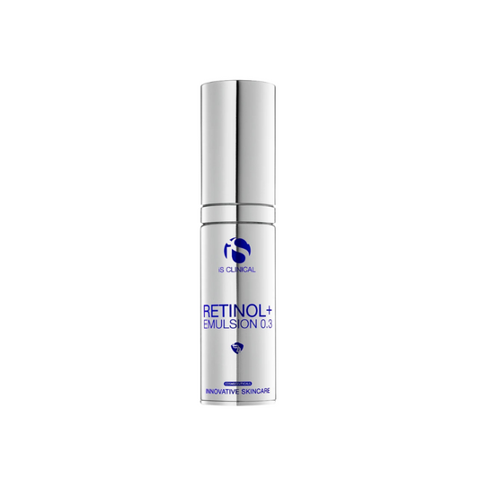 Age-defying, smoothing, brightening

Our highly effective, fast-acting Retinol+ Emulsion 0.3 formula combines 