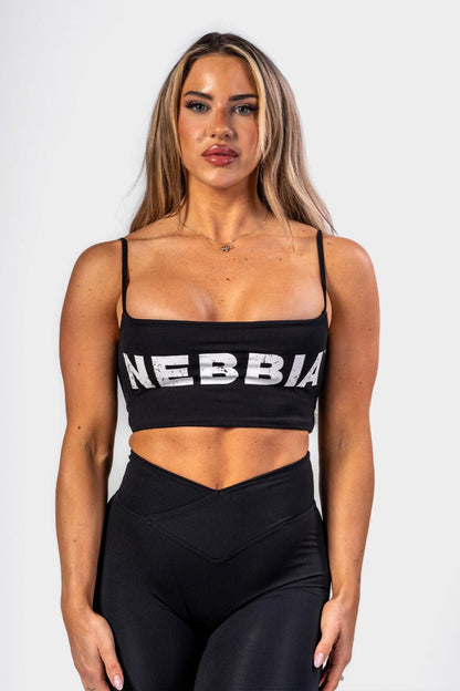 Bandeau bra BACK CHECK Black 612 - AlisiiaKholli