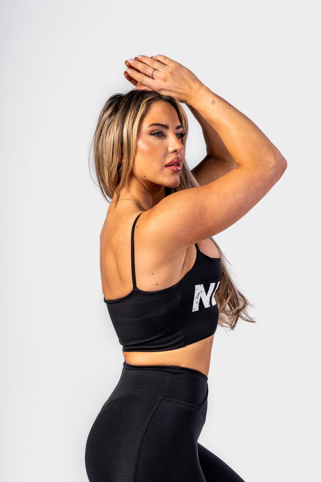 Bandeau bra BACK CHECK Black 612 - AlisiiaKholli
