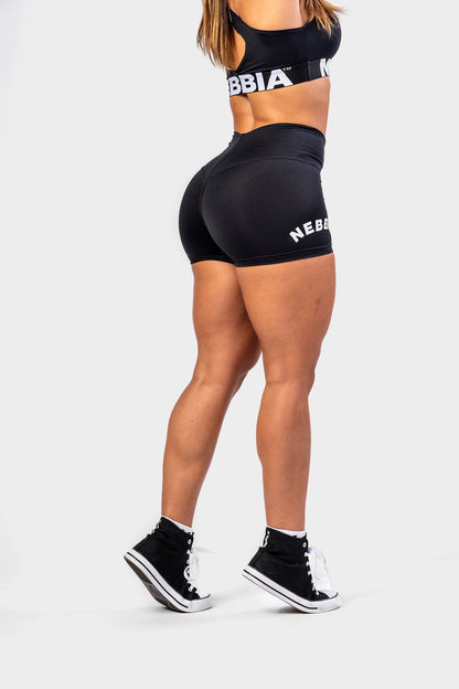 CLASSIC HERO HIGH WAIST SHORTS 582 Black - AlisiiaKholli