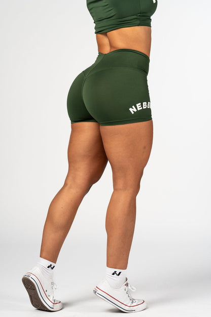 CLASSIC HERO HIGH WAIST SHORTS 582 Green - AlisiiaKholli