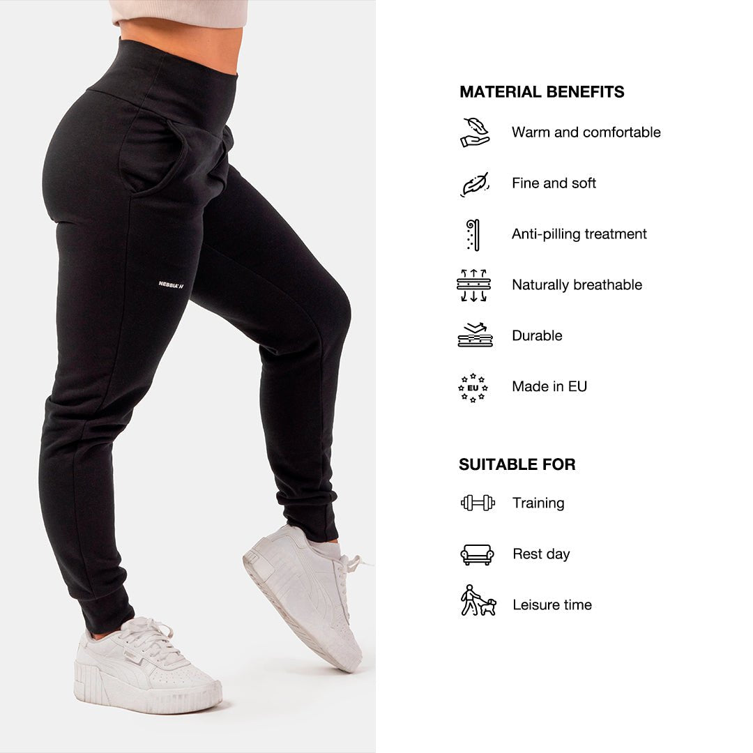 HIGH - WAIST LOOSE FIT SWEATPANTS “FEELING GOOD” 409 - AlisiiaKholli