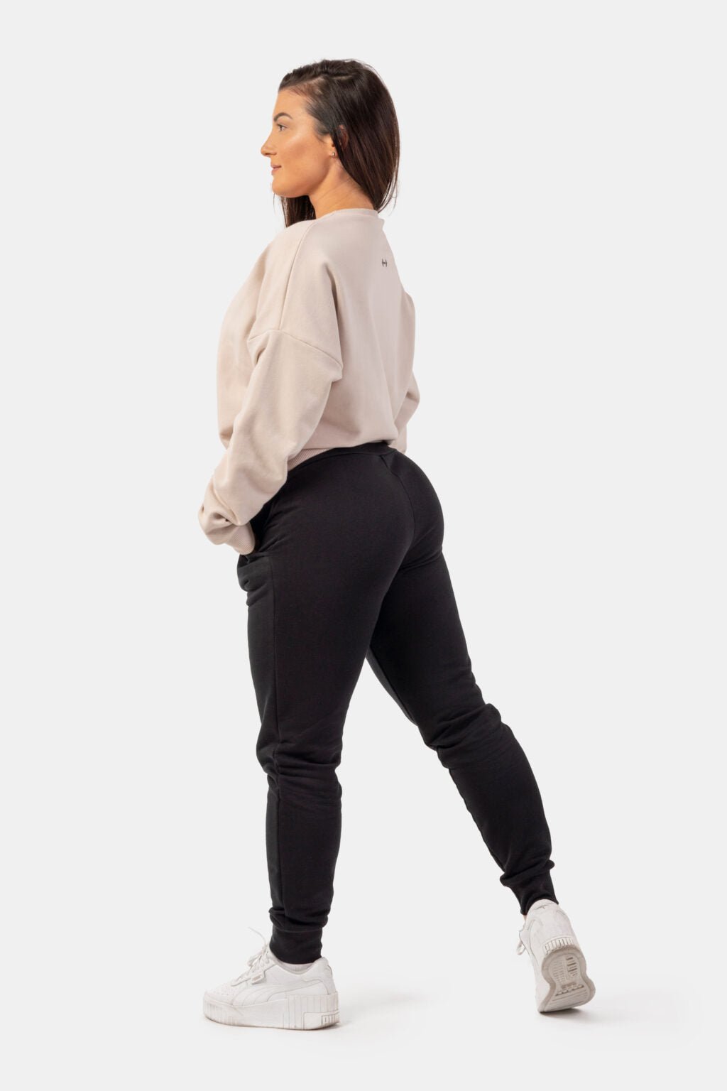 HIGH - WAIST LOOSE FIT SWEATPANTS “FEELING GOOD” 409 - AlisiiaKholli