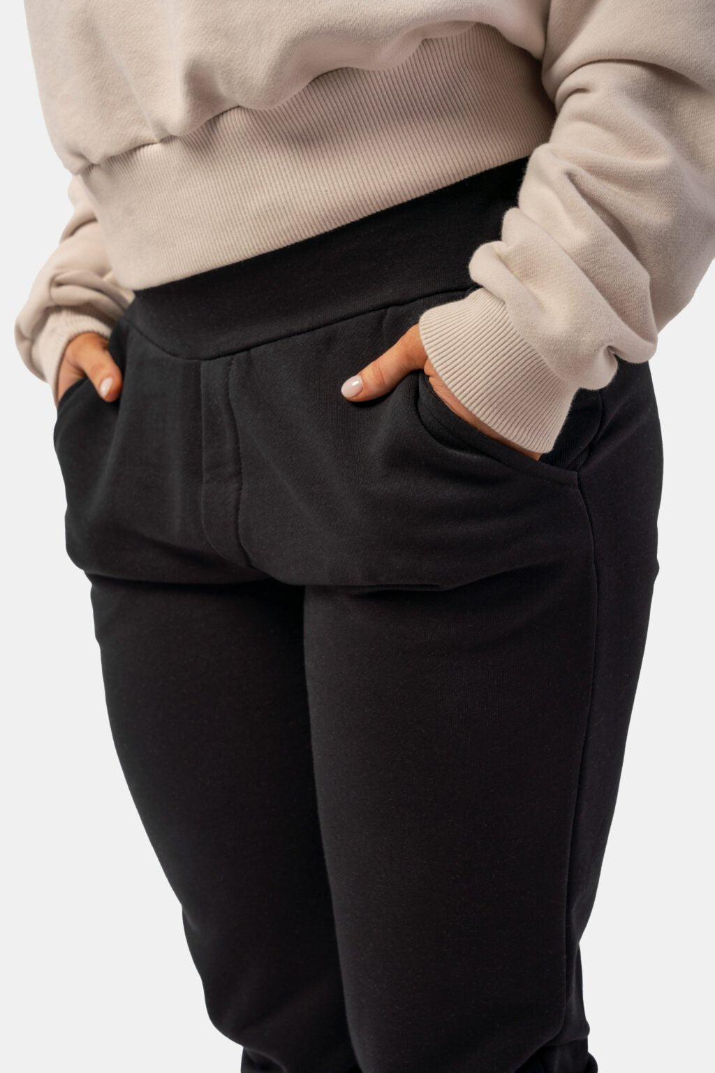HIGH - WAIST LOOSE FIT SWEATPANTS “FEELING GOOD” 409 - AlisiiaKholli