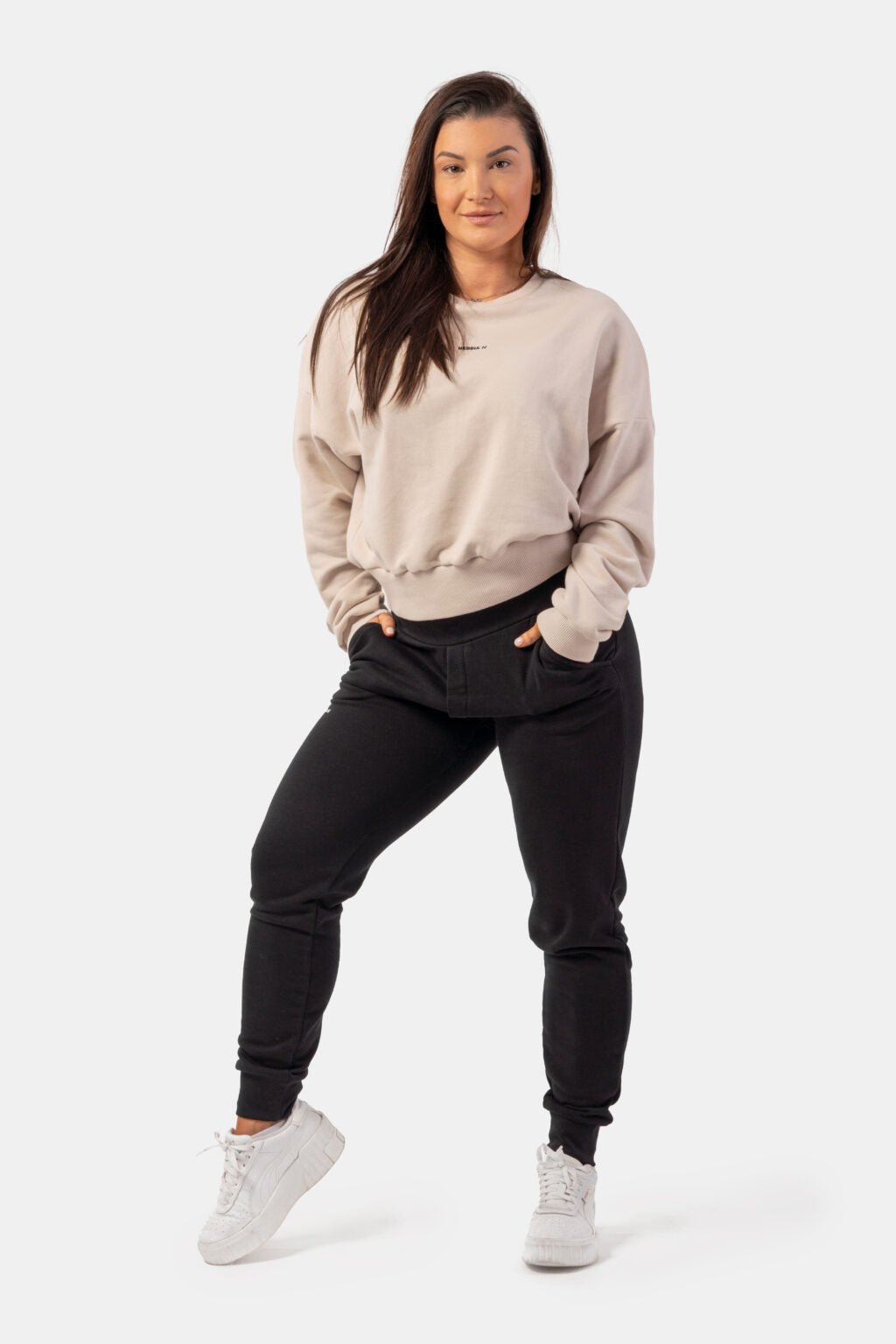 HIGH - WAIST LOOSE FIT SWEATPANTS “FEELING GOOD” 409 - AlisiiaKholli