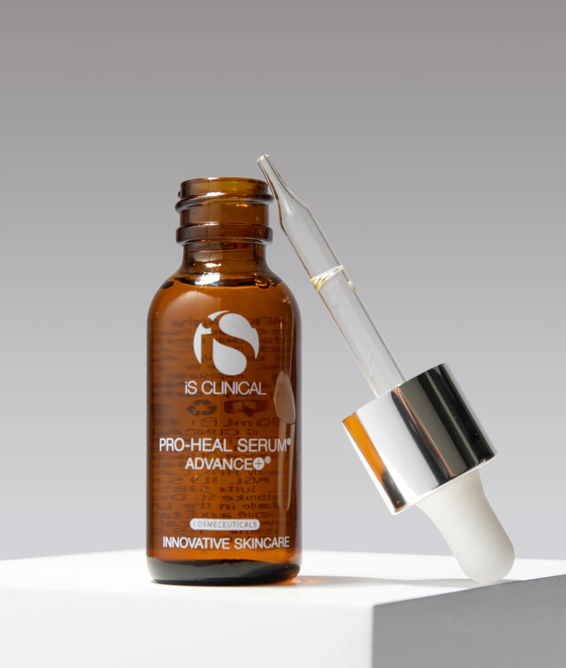 Restorative, super antioxidant, reparative

Pro-Heal Serum Advance+ features our scientifically advanced L-Ascorbic Acid (Vitamin C), combined with a superior form of Olive Leaf Extract and pure Vitamins E and A. This powerful formulation significantly increases antioxidant protection while helping improve the appearance of compromised, blemish-prone, and aging skin.

