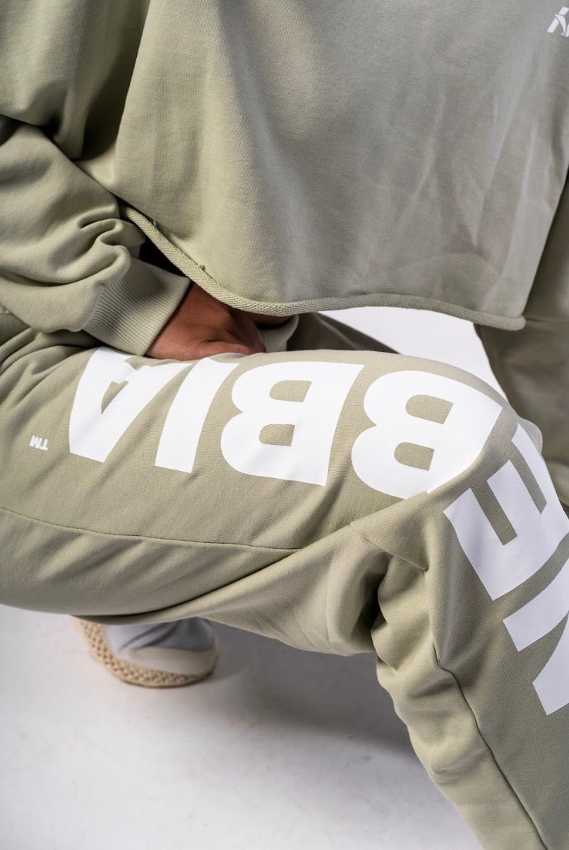Nebbia Boyfriend Style Baggy Pants 432 - Light Green | Loose Fit Gym Joggers - AlisiiaKholli