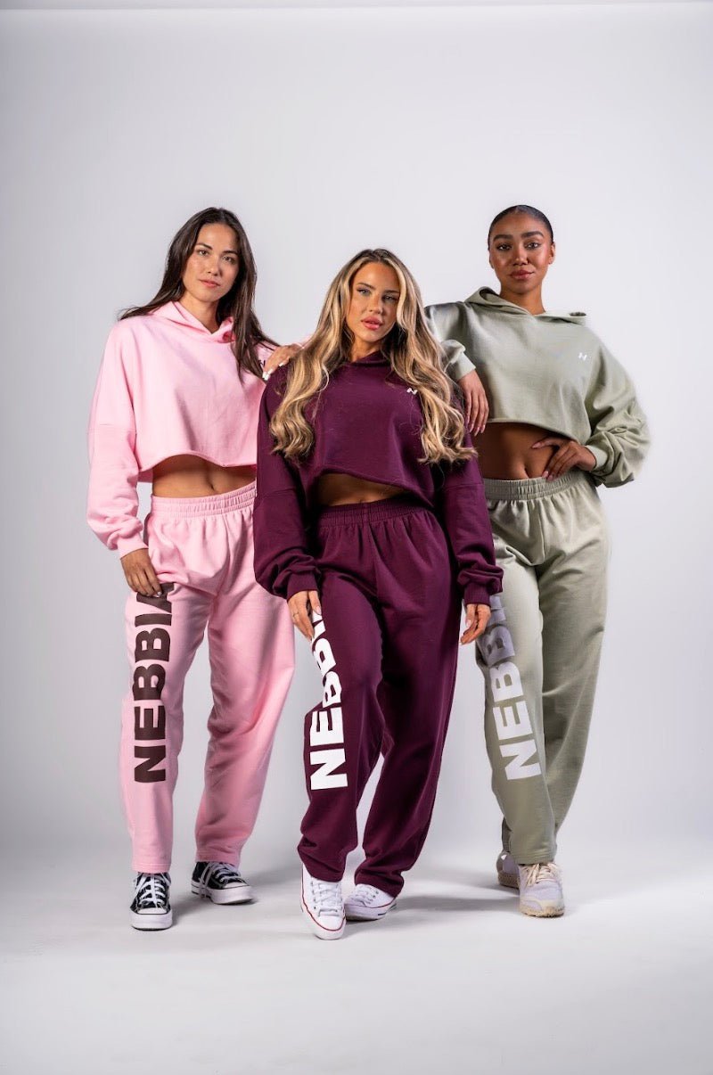 Nebbia Boyfriend Style Baggy Pants 432 - Light Green | Loose Fit Gym Joggers - AlisiiaKholli