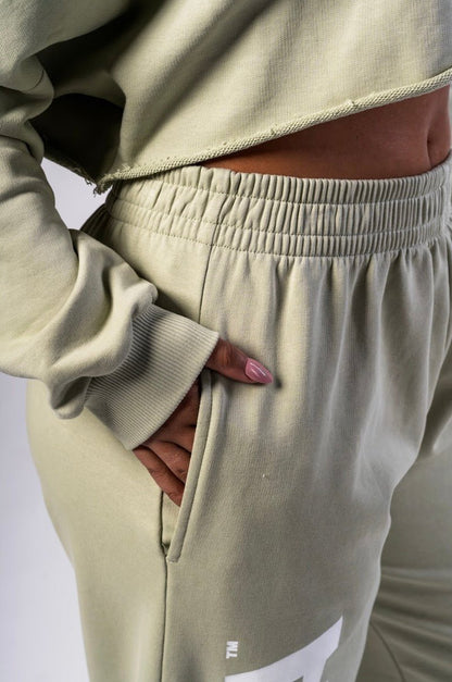 Nebbia Boyfriend Style Baggy Pants 432 - Light Green | Loose Fit Gym Joggers - AlisiiaKholli