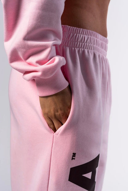 Nebbia Boyfriend Style Baggy Pants 432 - Pink | Loose Fit Gym Joggers - AlisiiaKholli