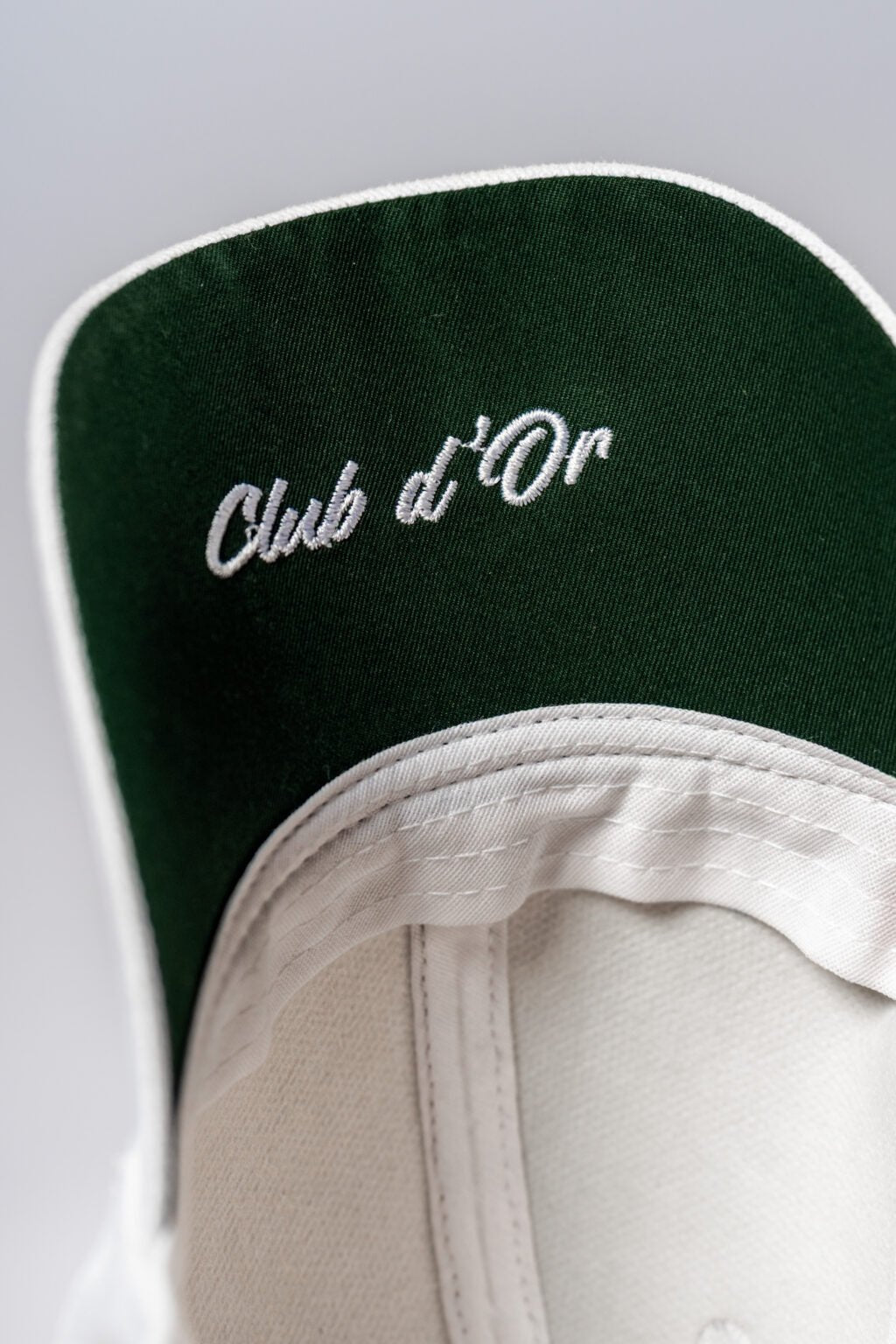 NEBBIA CLUB D’OR 646 Club Cap | White Luxury Baseball Hat with Gold Logo - AlisiiaKholli